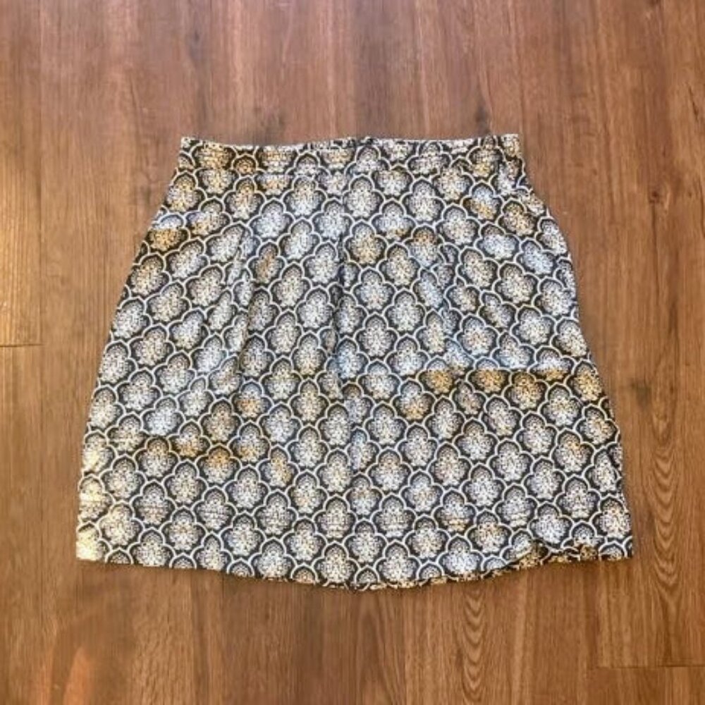 Ann Taylor Loft Boho Pattern Mini Skirt Size 0
